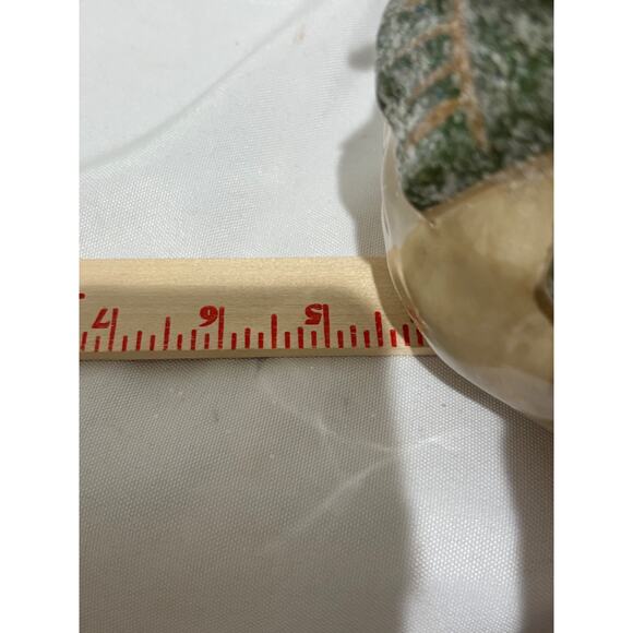 VINTAGE CHRISTMAS DECOR pottery SNOWMAN FAMILY W/ MIRROR HAND PAINTED Country - Picture 13 of 16